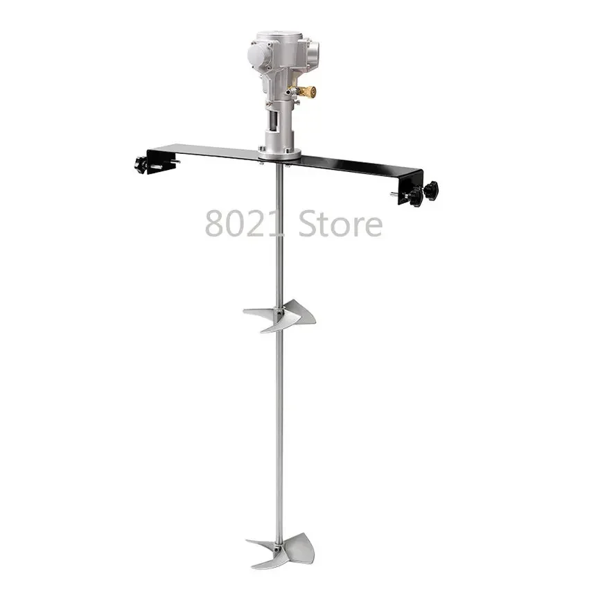 Pneumatic Agitator Mixer Machine for 200/400L Liter Tank 50-3200rpm Adjustable Speed Paint Mixer Lab Liquid Dispersing Stirrer