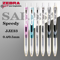 1PC Japan ZEBRA Gel Pen 0.4/0.5mm JJZ33 Sarasa Speedy Smooth Quick Drying Signature Kawaii Back To School Anime Stationery