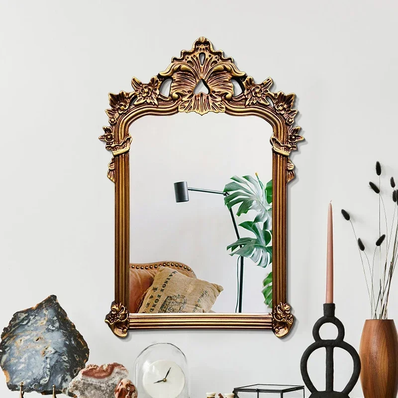 

A13 Винтажное европейское декоративное зеркало, туалетное зеркало, ванная комната, парикмахерская, туалетное зеркало