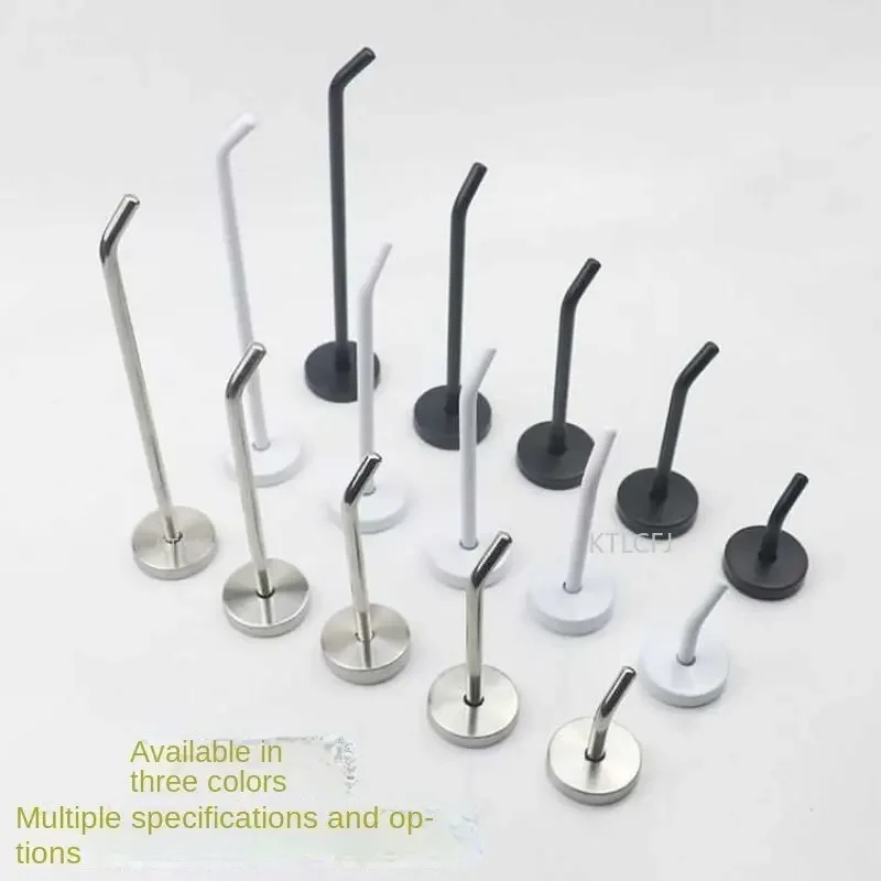 1pcs Supermaket Wall Mounted Coat Hanger Hooks Stainless Steel Clothing Display Hooks for Store