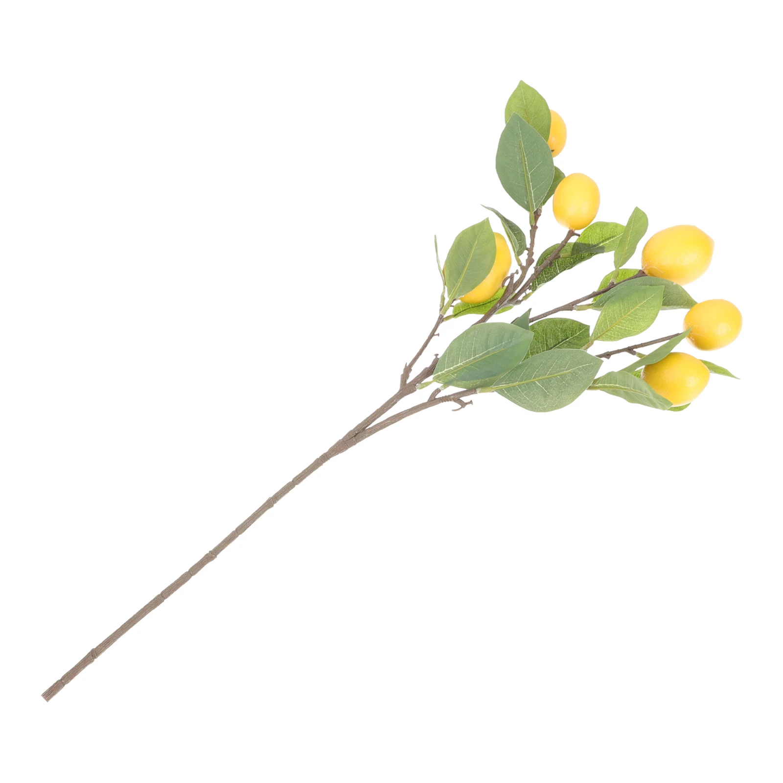 

Imitation Lemon Branches Vase Decor Flower Arrangement Simulation Plastic Plant Bright Color Realistic Effect Environmental