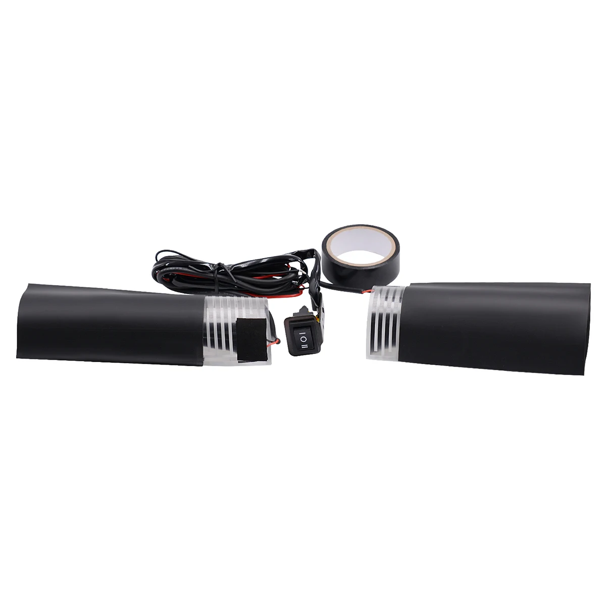 

12V Motorcycle Electric Heating Handlebar Pad Fast Heating Pet Metal Film 3 Speed Adjustable Easy Install For All Motorcycles