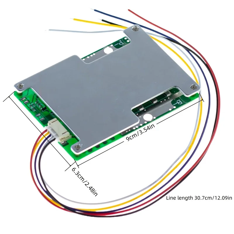 4S 12V 800A Max BMS Lithium Iron Phosphate Battery Protection Board with Balance Charging, Suitable for Cars, Motorcycles