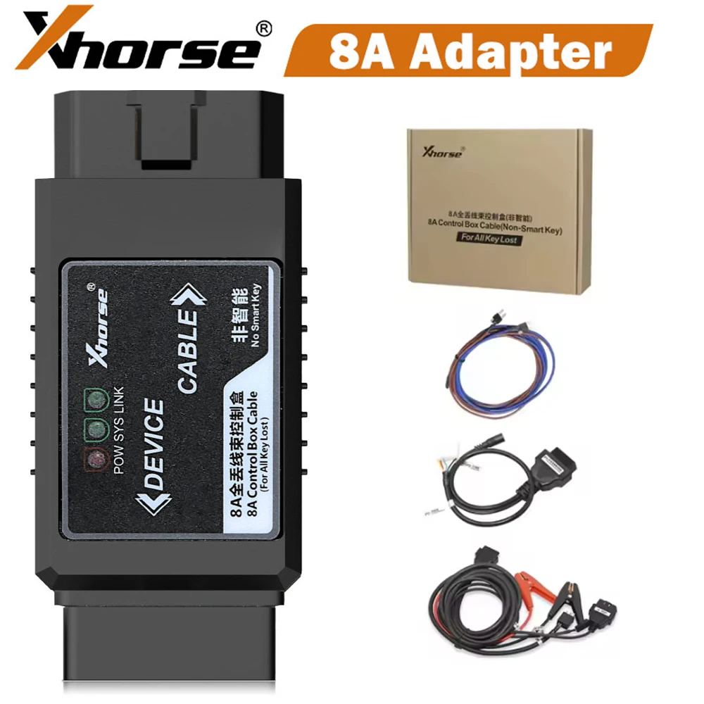 Xhorse VVDI For Toyota 8A Control Box Cable All Keys Lost Non-smart Key Adapter For VVDI2 Max Mini OBD Tool Key Tool Max Pro