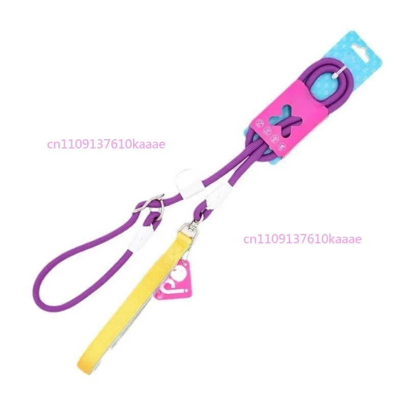 

Dog Training Leash Medium and Large Anti-explosion Punch Integrated Walking Chain Training P Rope