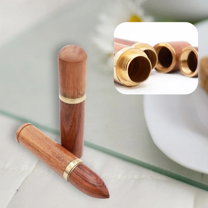 Sewing Needle Wooden Container Embroidery Mending Needle Case Holder Organizer