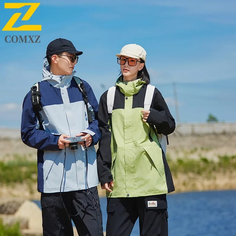 

COMXZ 2025 Мужская рабочая одежда, весенне-осенняя модная острая повседневная легкая удобная водонепроницаемая ветрозащитная куртка