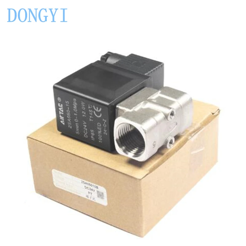 Fluid Control Valve Direct-acting and Normally Closed 2SA 2SAX050-10-15 2SAH050-10-15 2SAL050-10-15 2SAT050-10 A B AC220V DC24V