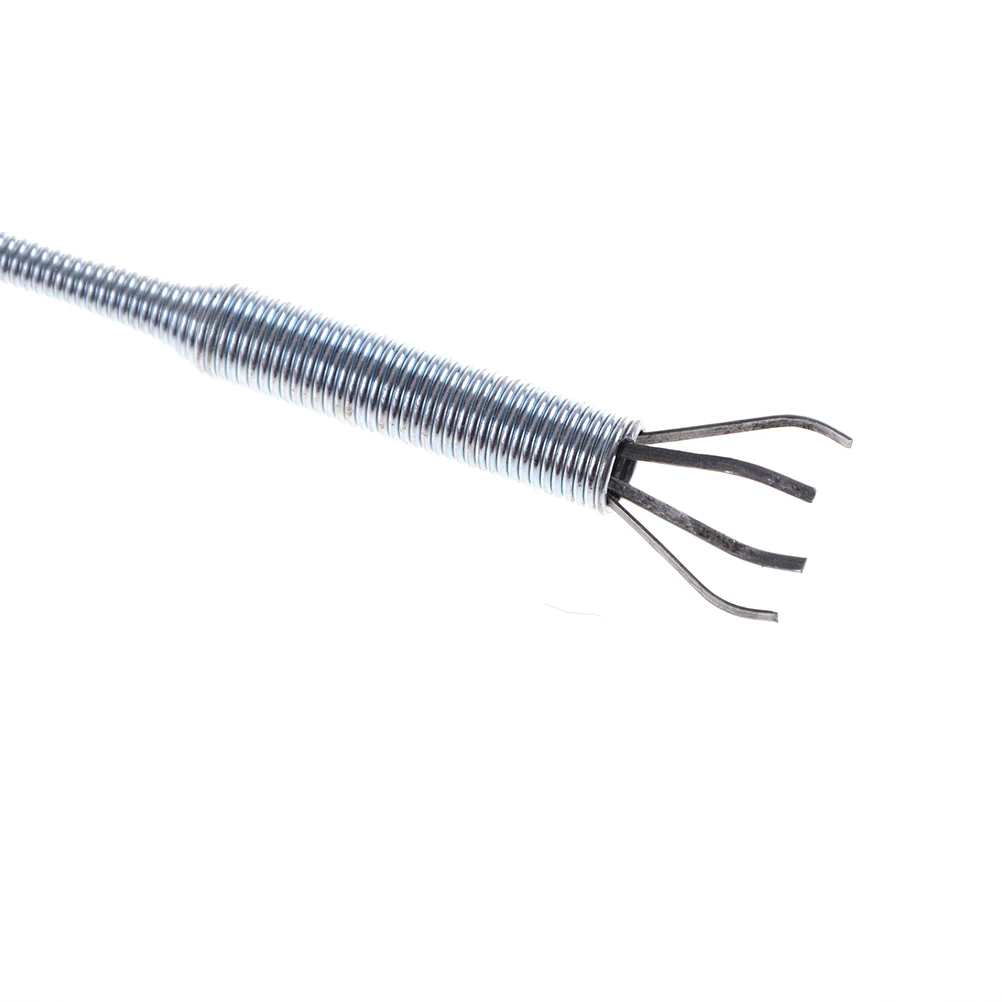 Herramienta de recogida de largo alcance Flexible de 4 garras, herramienta de agarre de resorte de curva para uso en jardín doméstico, 60cm