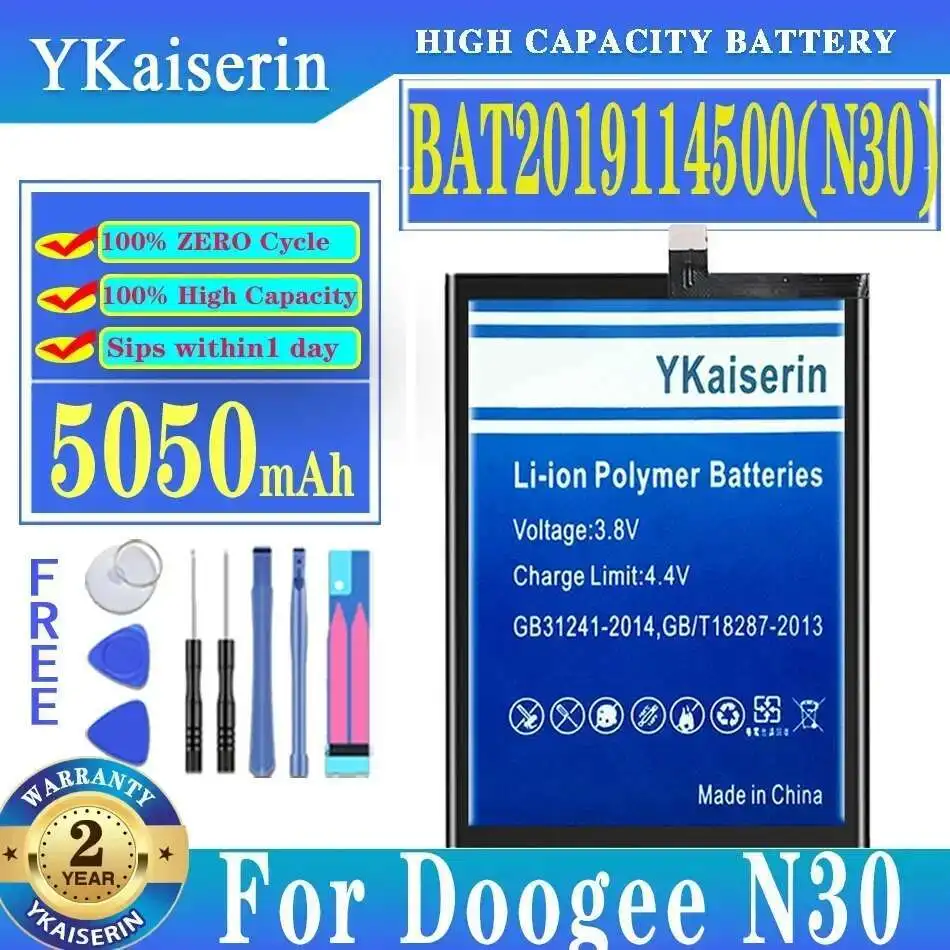

For Doogee N30 Premium Replacement 5050Mah BAT2019114500 Mobile Phone Battery
