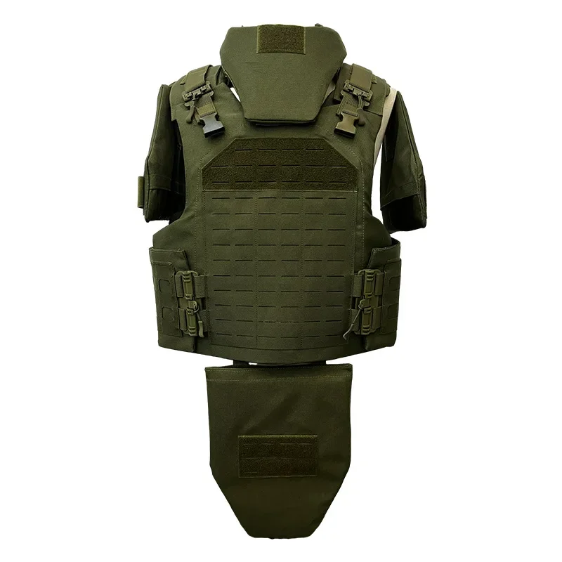 

Fully Protective Quick Release Vest, MOLLE System Multi-Purpose Tactical Vest, 1000D Training Clothing, for Hunting, Outdoors