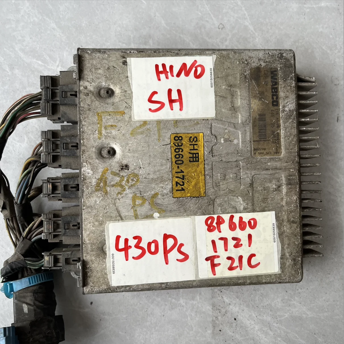 FOR HINO PROFIA TRUCK F21C ECU ECM CONT UNIT / 89660-1721 / 896601721 / 446 135 005 0 / 4461350050 / 430PS