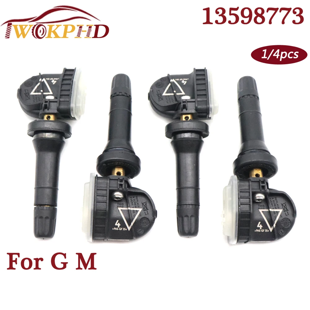 For Buick LaCrosse Regal Cadillac CT6 Chevrolet Camaro Cruze Malibu Volt 433MHz TPMS SENSOR TIRE PRESSURE SENSOR 13598773