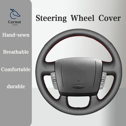 Microfiber Leather Car Steering wheel Cover For Fiat Ducato Peugeot Boxer Citroen Jumper  Handle Cover Interior Car Accessories