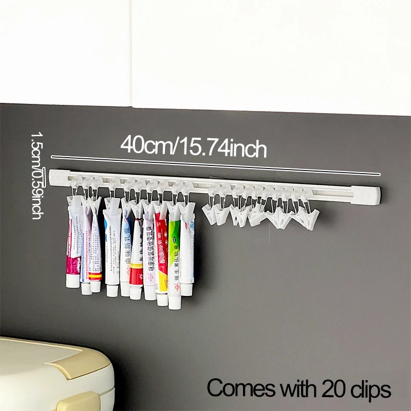 Hängende Salbe Lagerung Artefakt Schrank Tür Auf Den Kopf Ausziehbare Schiene Abstrich Salbe Lagerung Clip Medizin Lagerung Rack – Detail 8