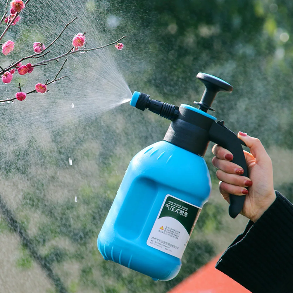 

1Pcs Air Pressure Watering Can Blue 2L Durable Plastic Garden Spray Pot Plant Watering Tool for Home Use Pressure Plant Can