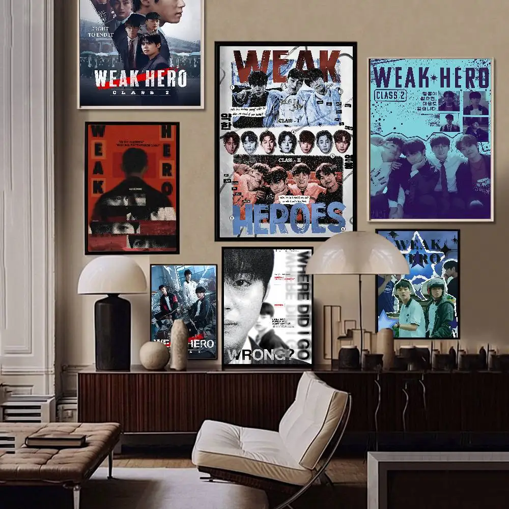 Tv Weak Hero Class Whitepaper Poster Retro Kraft Paper Sticker DIY Room Bar Cafe Vintage Decorative Painting