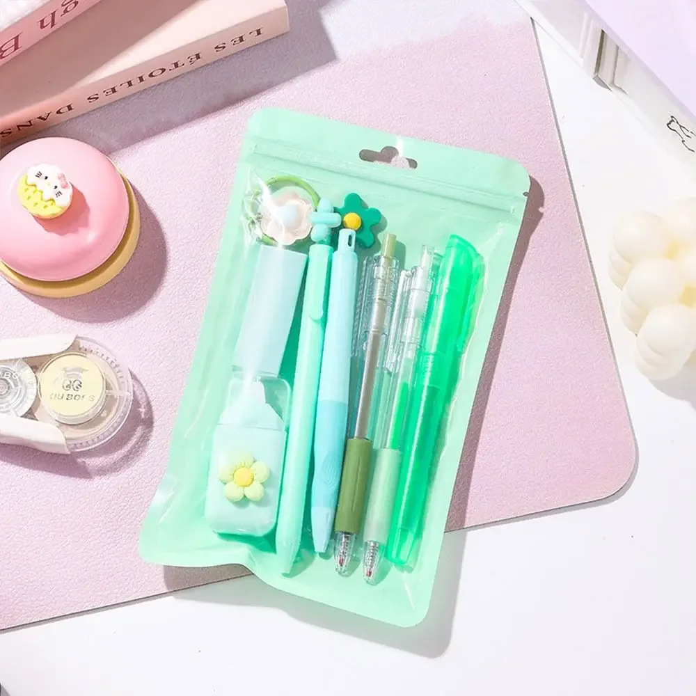 Durevole set di cancelleria 8 in 1 Macaron Color Gel Pen Evidenziatore Regalo per studenti