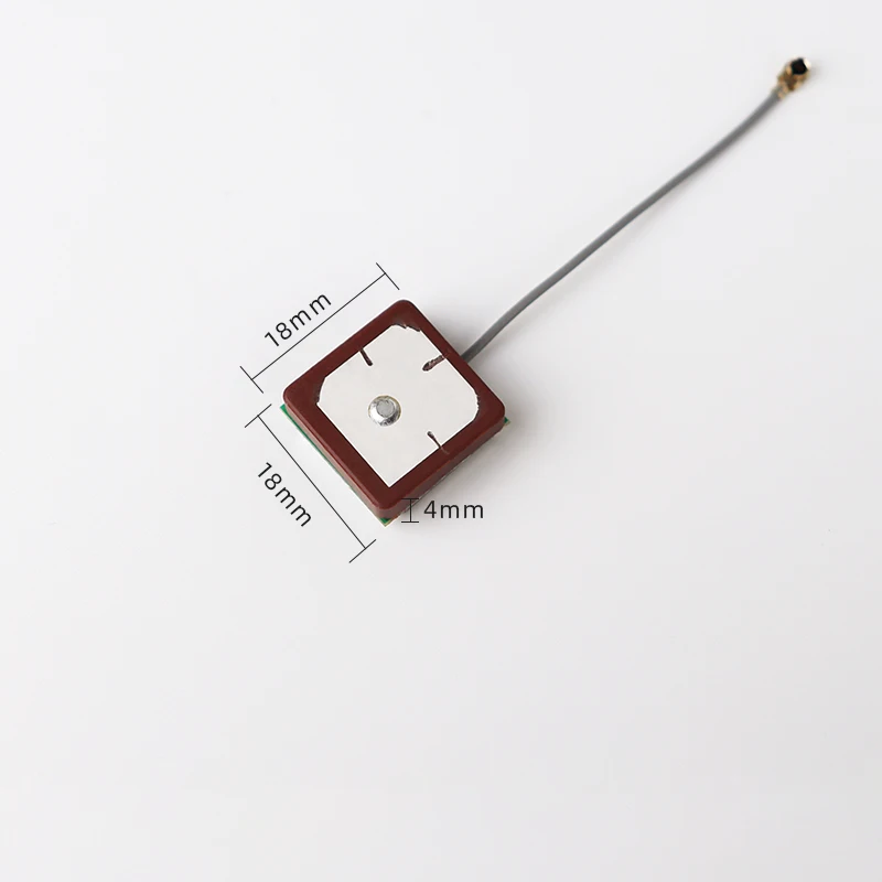 50 PCS High-Gain GPS Ceramic Module Active Positioning 18*18 Ceramic Antenna Vertical Polarization RoHS Compliant GNSS GPS