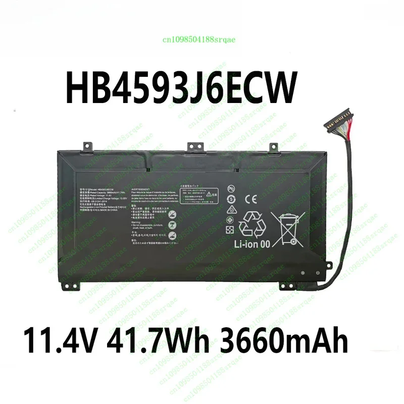 

HB4593J6ECW 11,4 В 3660 мАч Аккумулятор для ноутбука Huawei MateBook 13 WRT-W19 WX9 W29 i7 HN-W19L «% тест»