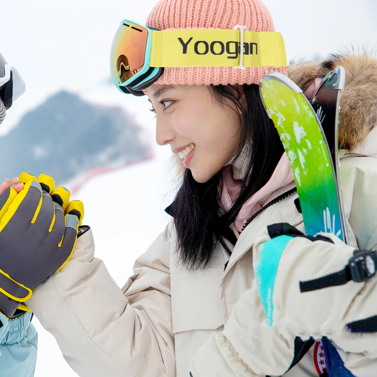 

Lightweight Ski Goggles Strap Replacement Adjustable Elastic Strap for Skiing Sports Goggles Holder Secure Anti-Slip Portable