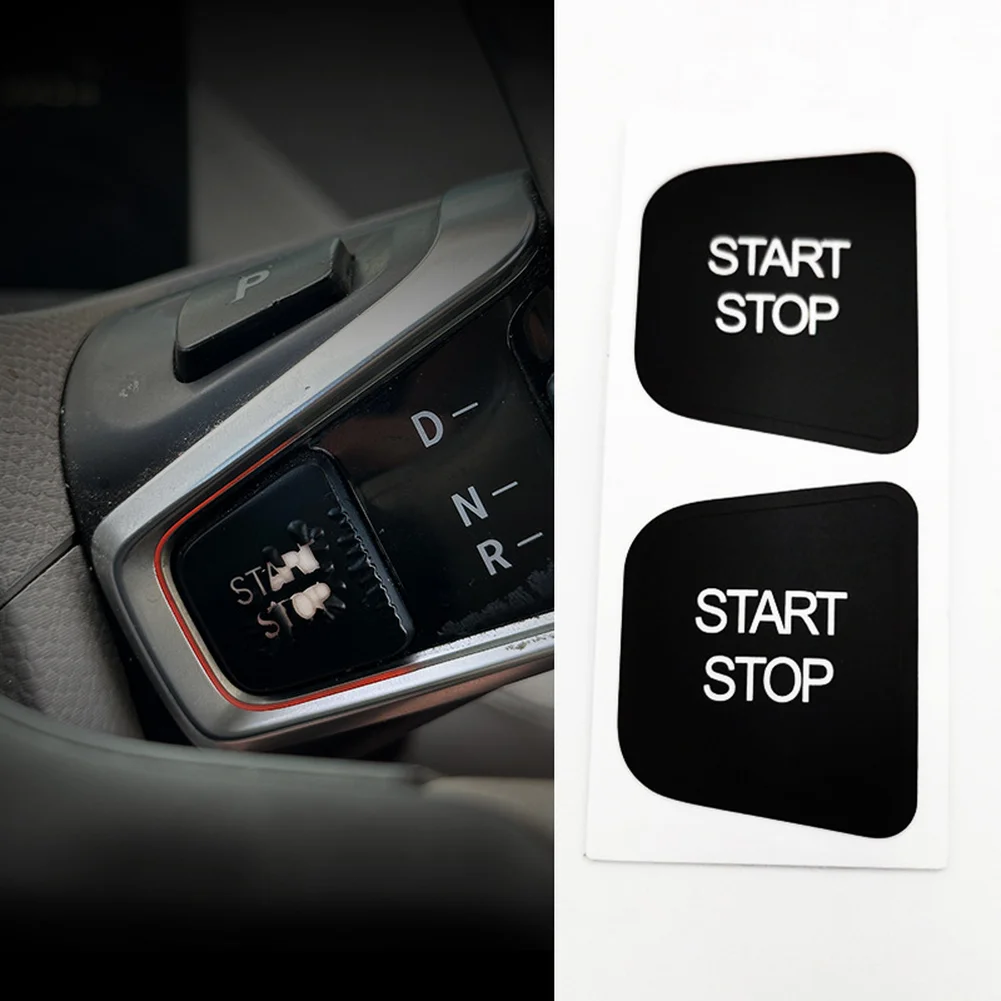 Control Overlay Start Stop Decal Interior Button Restoration Automotive Interior Decal Repair Edge-fit Precision