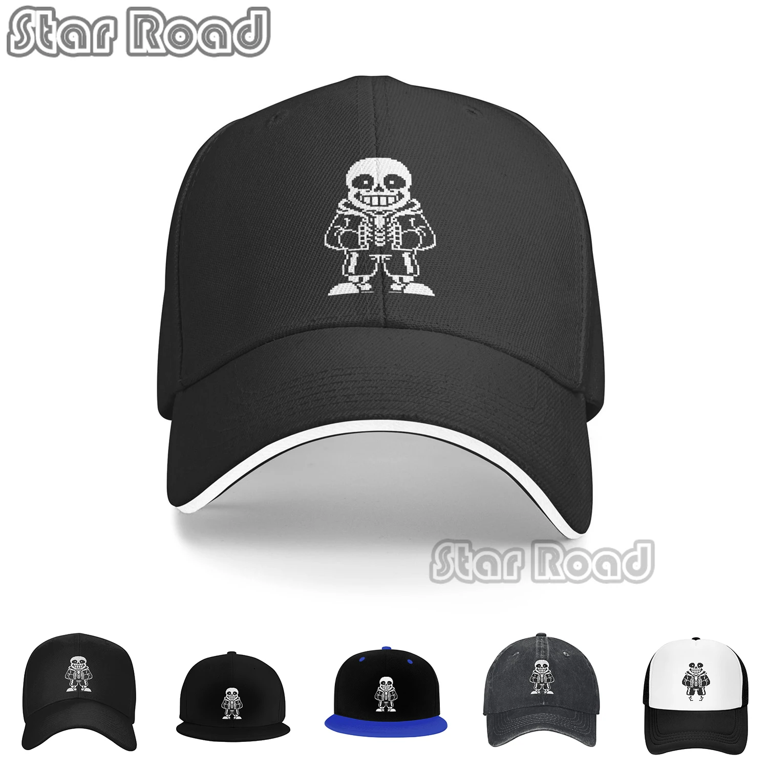 2024 New Arrival My Favorite People Asgore Undertale Lucky Gift Baseball Caps Peaked Cap Meme Sun Shade Hats for Men Women