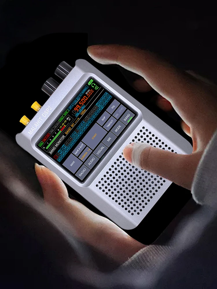 Новая прошивка 2,30, цифровая портативная радиостанция второго поколения, аккумулятор 5000 мАч, радиодинамик, регулируемый фильтр, 3,5-дюймовый сенсорный ЖК-дисплей