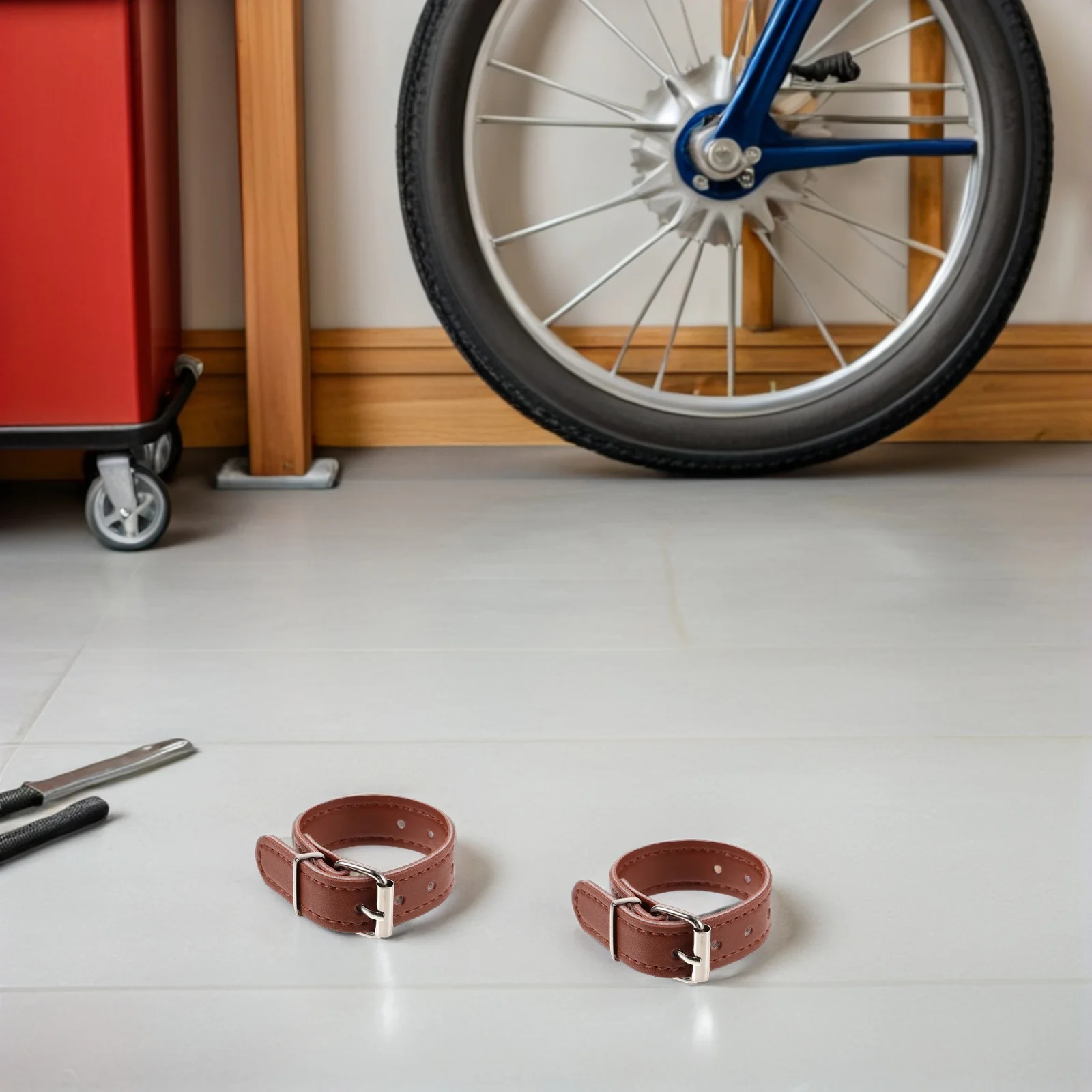 

10Pcs Kids Bike Basket Straps PU Colorful Adjustable Front Handlebar Bicycle Buckle Stability Accessories for Cycling