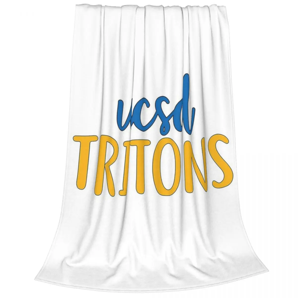 UCSD Tritons Blankets Flannel Super Soft Sofa Throw Blankets For Home Bedroom Travel Throws Bedspread Quilt