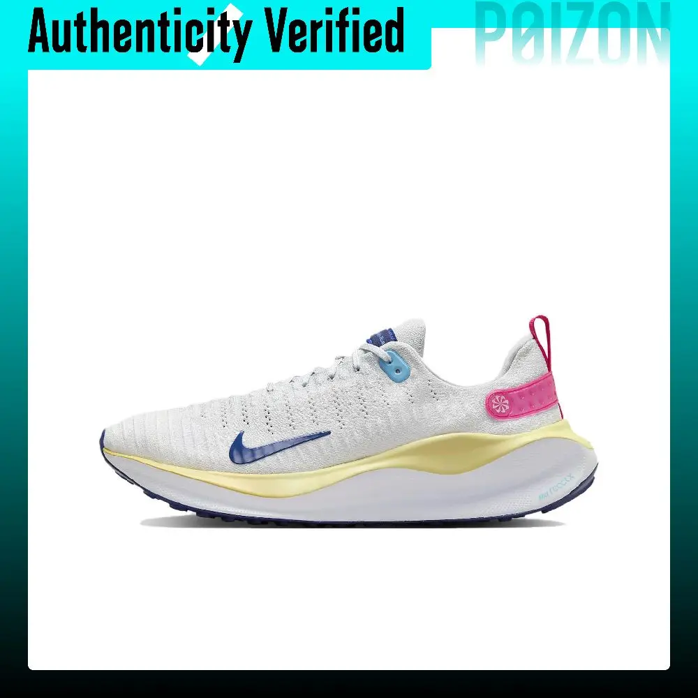 Nike Reactx Infinity 4 Running Shoes Men's Low-top White Pink DR2665-009