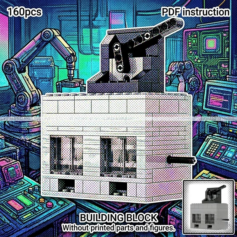 

Конструктор для взрослых STEM: Механическая модель вакуумного двигателя с 2 роторами, строительные блоки MOC, технология ручного привода