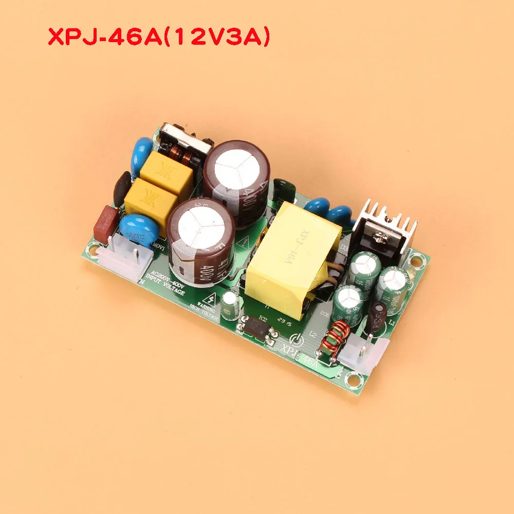 DC 12V 3A/24V 1.5A Switching Power Supply Module AC-DC Power Supply Board AC200-420V to DC 12V/24V Power Supply Module 50/60Hz