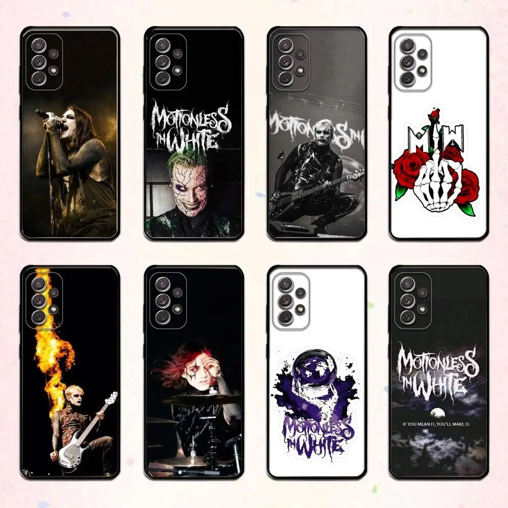 

COOL M-Motionless In W-White Phone Case For Samsung S 25,24,23,22,30,21,10,9,Ultra,Plus,Lite,FE,4,5 G Soft Black Case