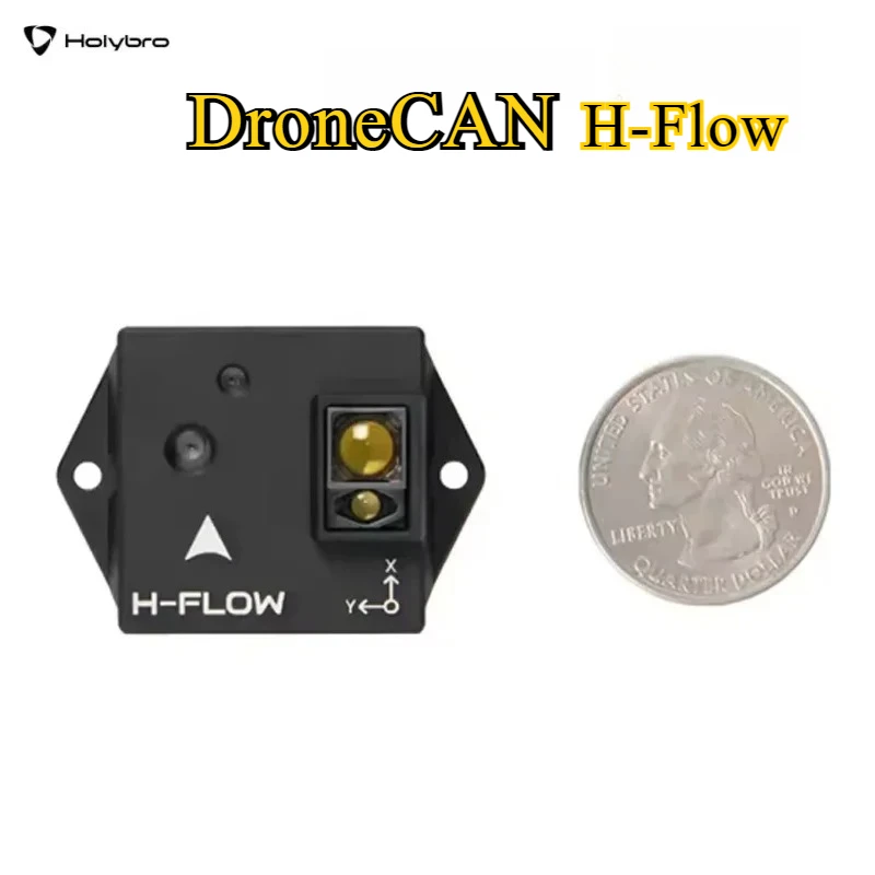 Профессиональный модуль оптического расхода и дальномера Holybro H-Flow с протоколом DroneCAN для дронов и робототехники Профессиональный модуль оптического расхода и дальномера Holybro H-Flow с протоколом DroneCAN для дронов и робототехники