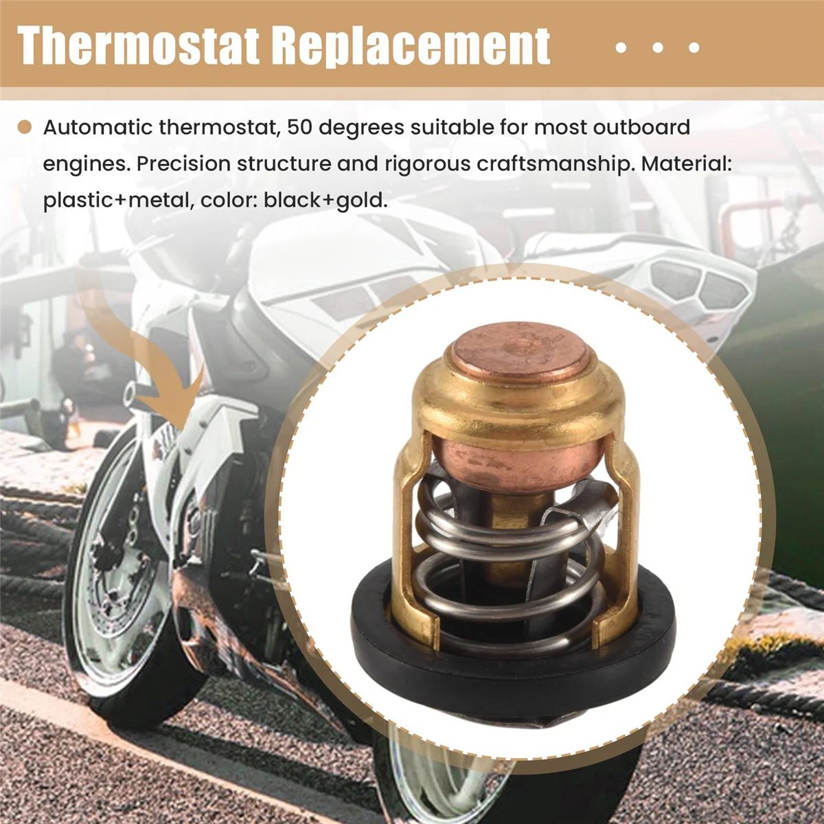 船外サーモスタット交換,50度,ヤマハ,ホンダ,6馬力,40馬力,2ストローク