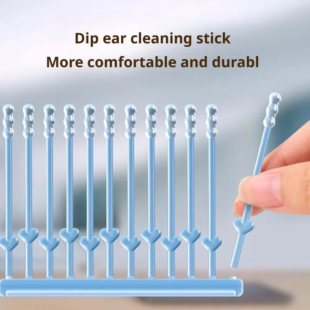 Disposable Adhesive Earpick Reusable Ear Cleaner for Kids & Adults 24Pcs/Box Silicone EarWax Remover Sticky Ear Picks