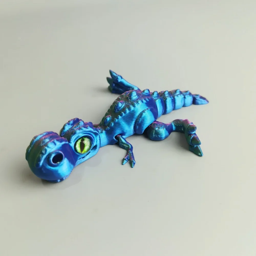 

1pc Mini 3D Printed Tyrannosaurus Rex Articulated Joints Dinosaur Model Prehistoric Creative Tech-Style Desktop Ornament Gifts