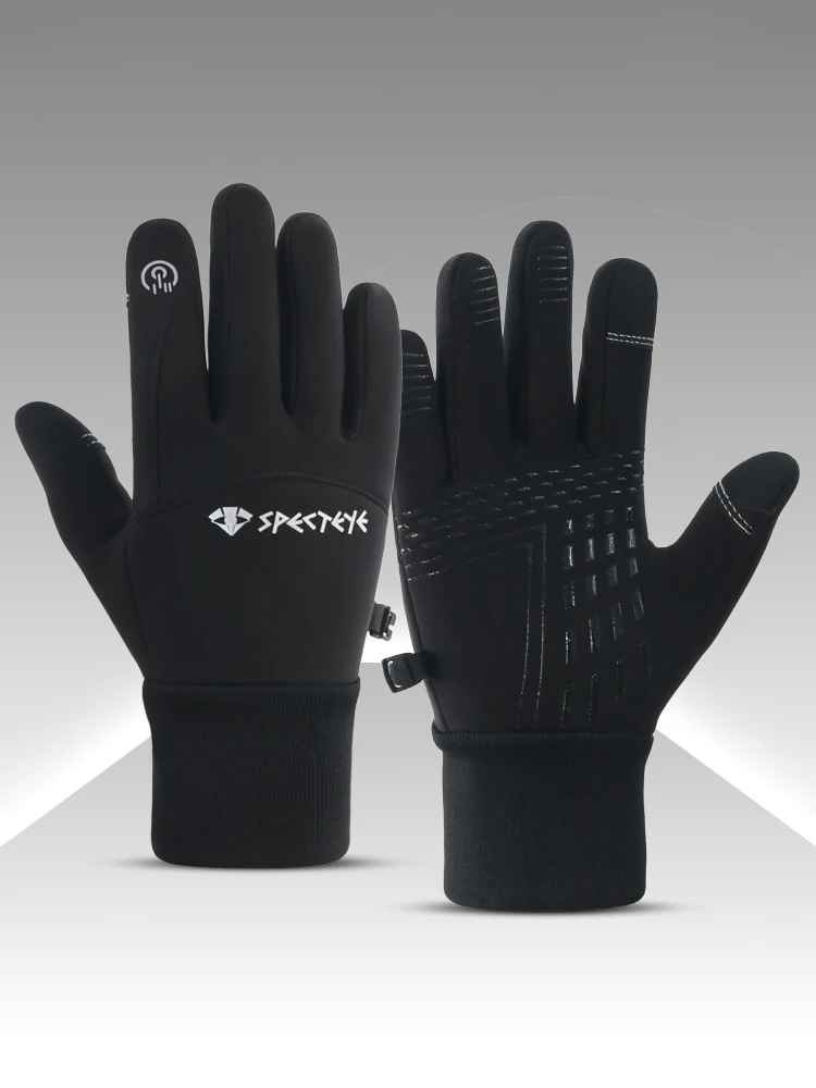 AliExpress Outdoor sports men's and women's winter velvet thick touch screen skiing cycling warm gloves cycling autumn and winter cold prot