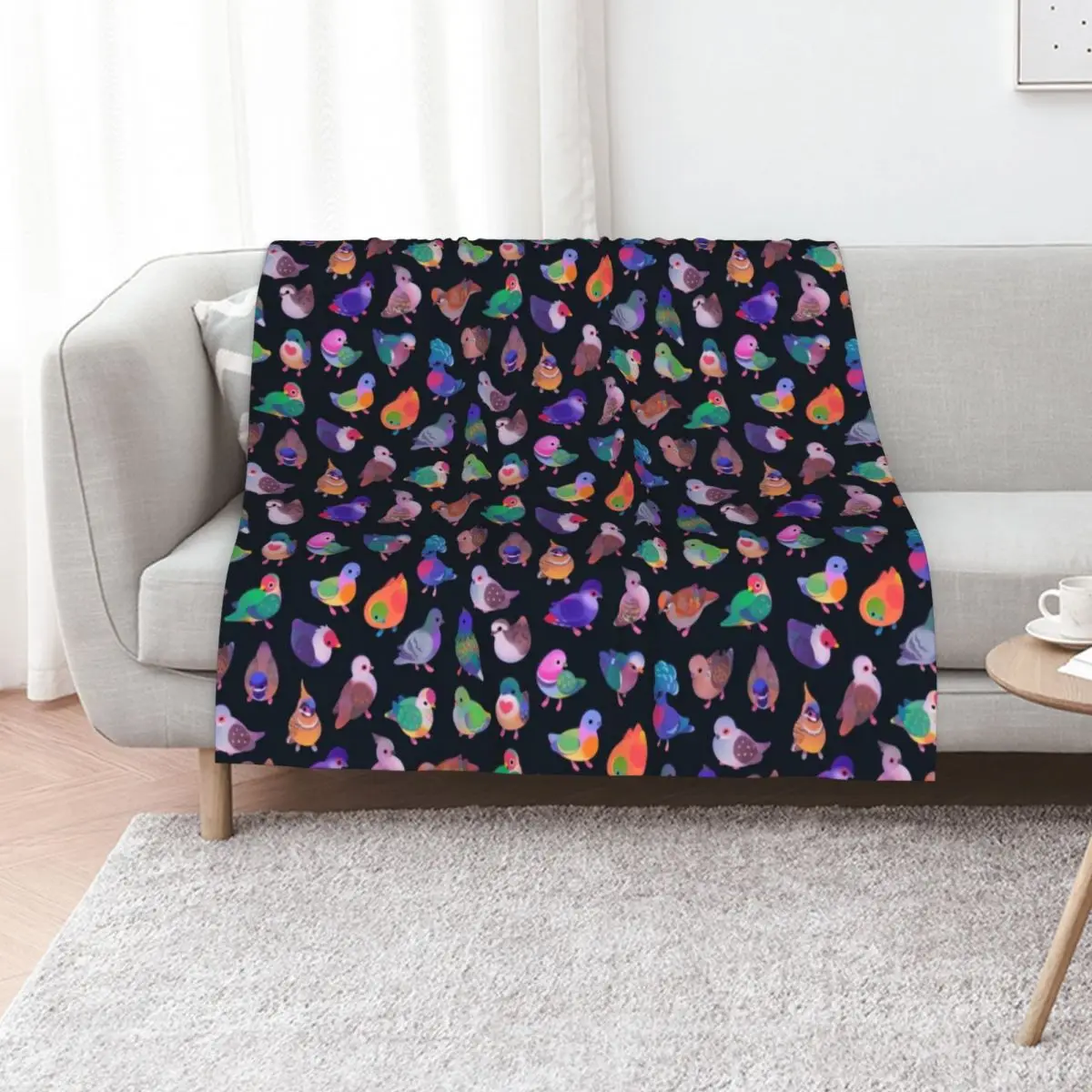 Wild pigeon Throw Blanket Bed Fashionable for babies christmas gifts bed plaid Hairys warm for winter Blankets
