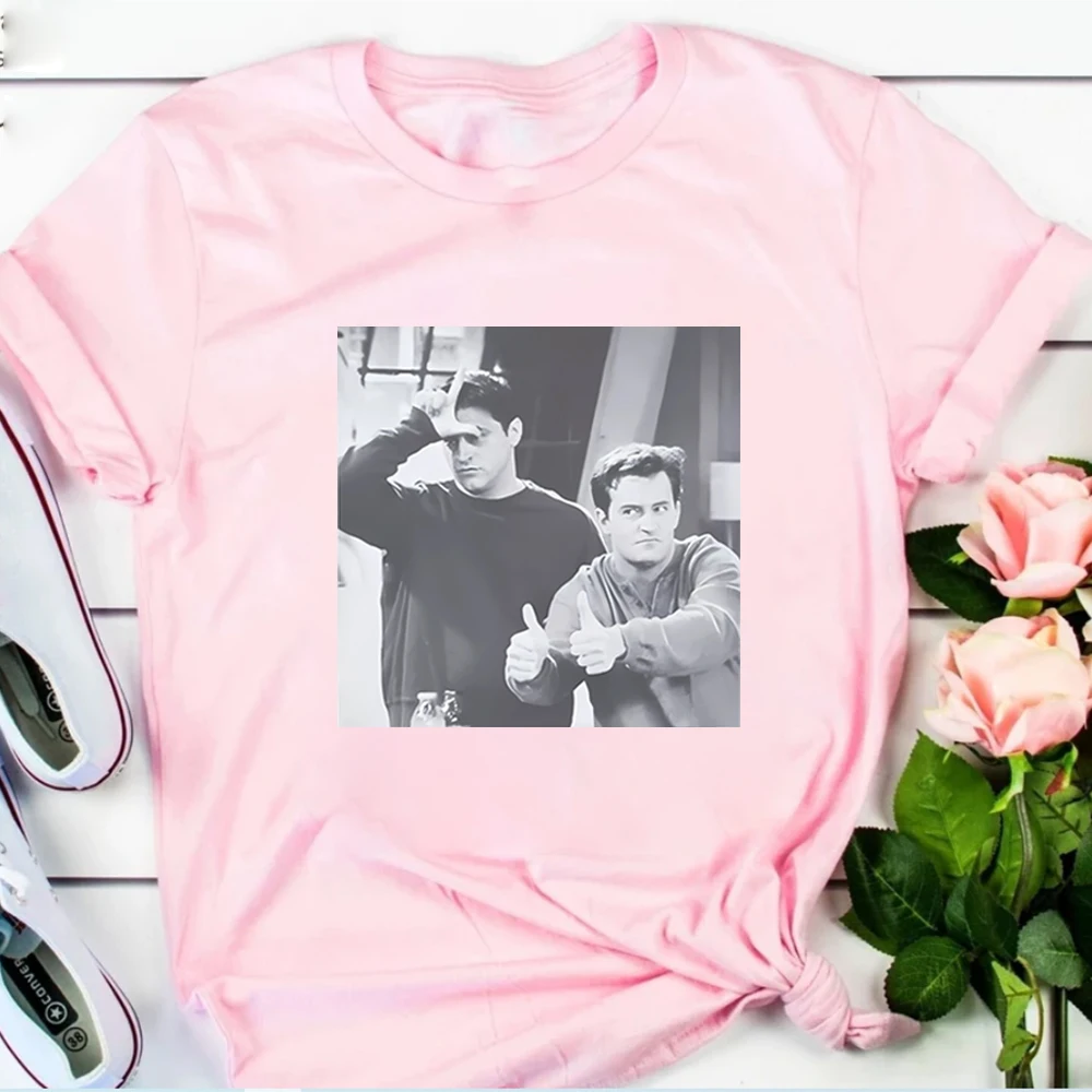 Vintage Joey and Chandler Funny T-shirt Friends TV Show Inspired Shirt Unisex Crewneck Short Sleeves Tops Harajuku Clothes