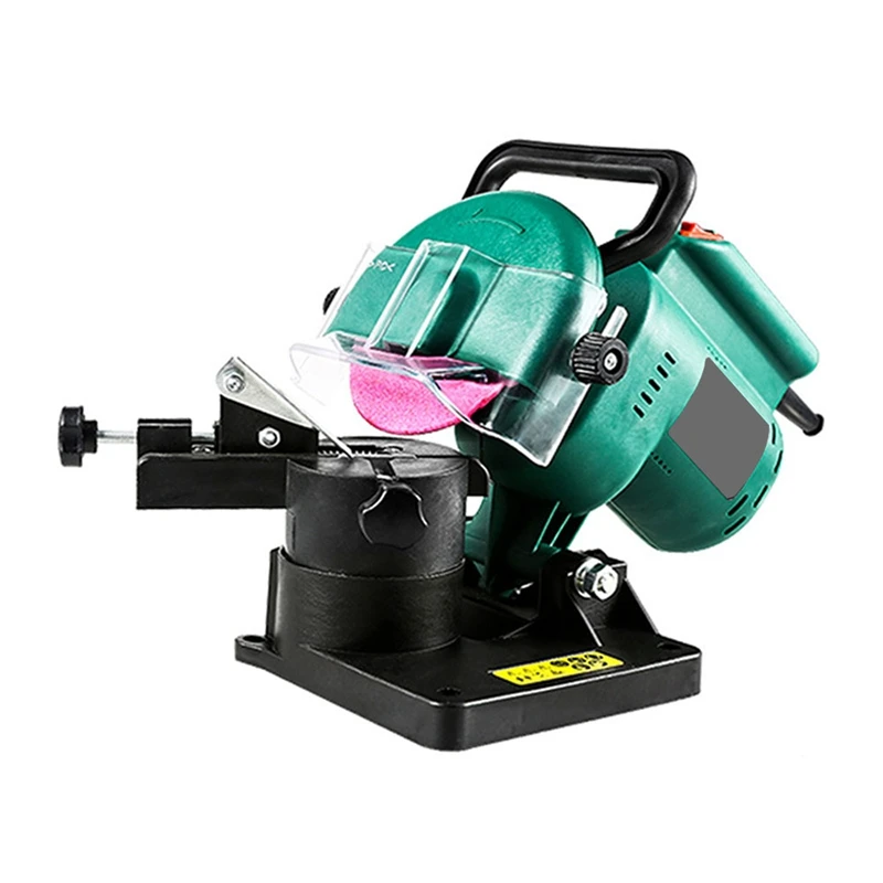 Electric Chainsaw Sharpener 100Mm Chain Automatic Chain Sharpener Adjustable 8500RPM For Grinding Chains EU Plug