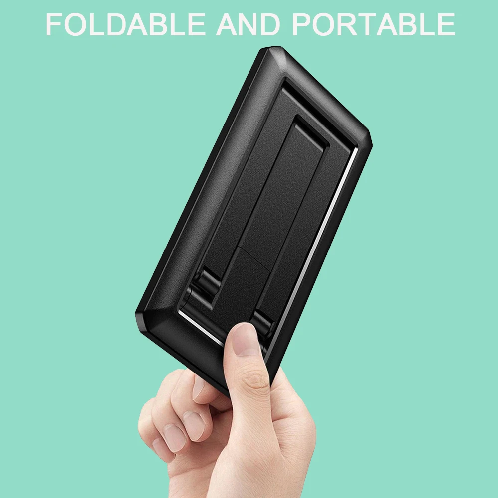 Foldable Tablet Phone Holder Desktop Mobile Phone Stand Adjustable Desk Bracket Smartphone Stand for iPad iPhone Samsung - náhled 5