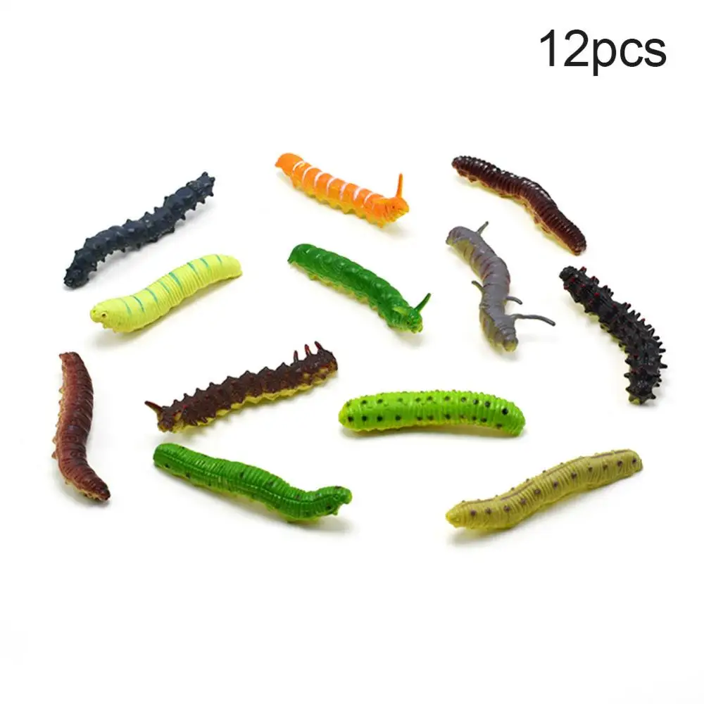 Inseto selvagem macio modelo animal lagarta lagarto cobra camaleão figuras de ação truque de halloween brinquedo presente do miúdo ﻿