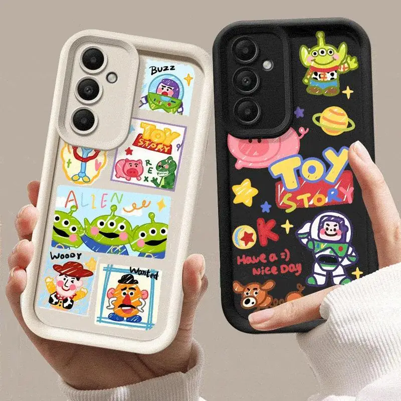 Custodia per telefono Disney Toy Story per Galaxy A15 A72 A52 4G 5G A25 A35 A55 A51 A73 A52s A53 A54 5G A71 4G