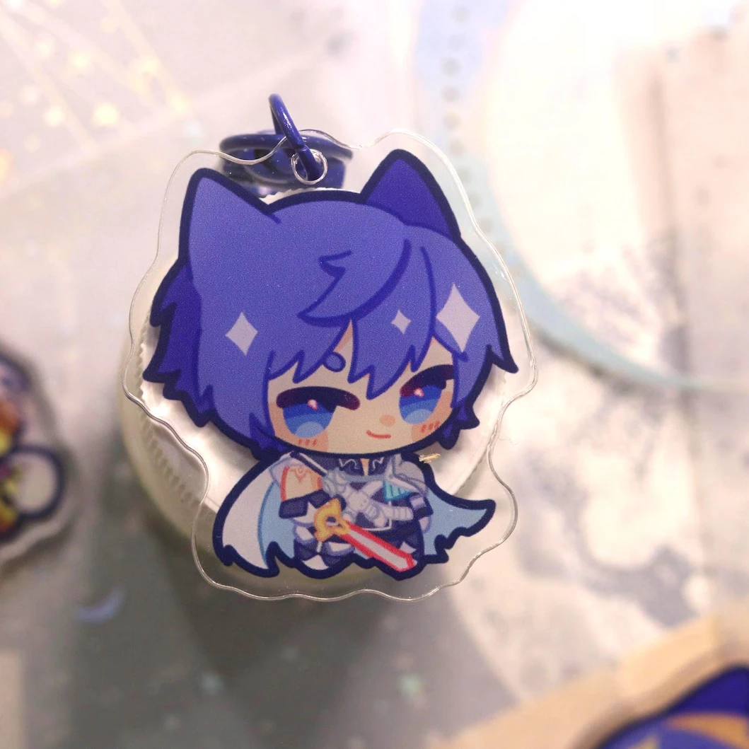 Fire Emblem Acrylic Keychains with Marth Character - Collectible Item