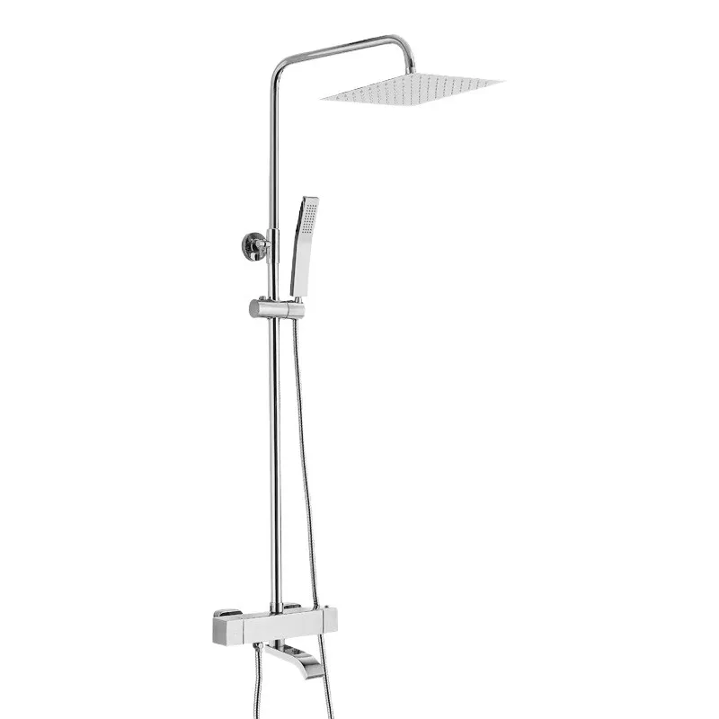 

Electroplating, shower, shower, stainless steel, one button, temperature lock, bathroom, shower