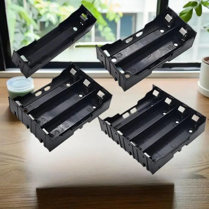18650 Parallel Battery Case for 1-4 Cells, DIY Power Bank & Project Enclosure