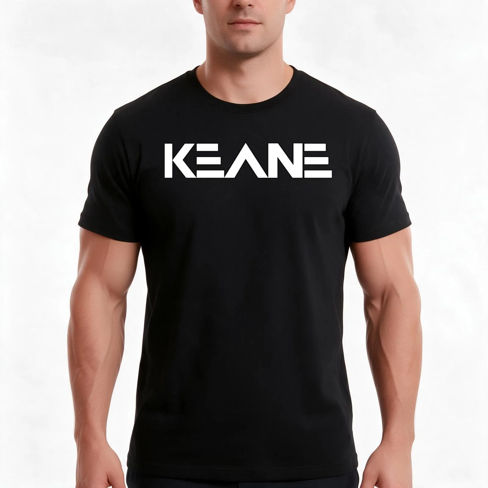 Keane T-Shirt Summer Casual Cotton Tee Oversized Streetwear Tops Vintage Graphic Print Loose Fit Short Sleeve 100% Cotton