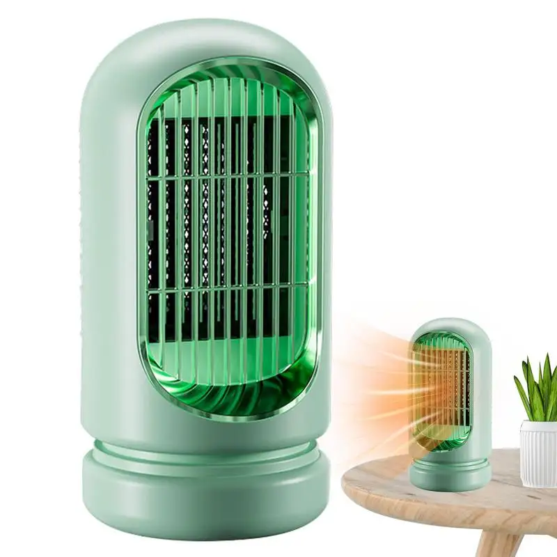 Space Heater Thermostat Heaters Small Space Heater Electric Fast Heating Warm Air Blower 2 Speed Table Heater For Desk Home